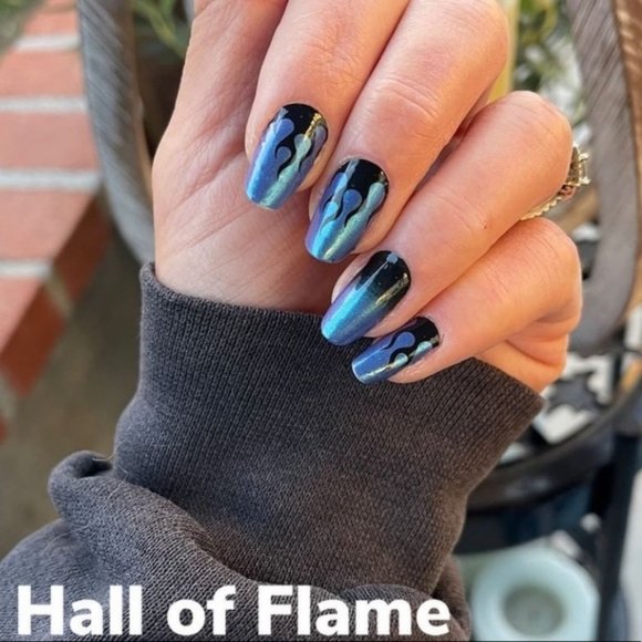 Color Street 100% Nail Polish Strips Hall of Flame Exclusive Set RARE - Picture 1 of 7